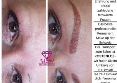 Preise Professionelle Kosmetikerin und Expertin auf Tätowierungen Permanent Make-up Augenbrauen Schweiz Zürich