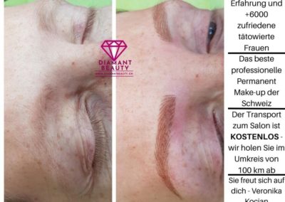 Rabatt für Permanent Make-up Microblading Augenbrauen-Härchen Linien Schweiz