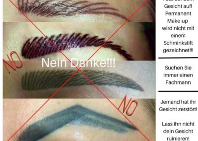 Katastrophales Tätowierung Permanent Makeup Bern